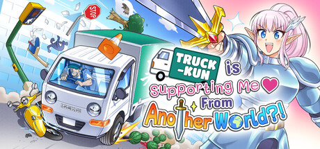 Truck-kun is Supporting Me from Another World?! - Steam player count and vitality score