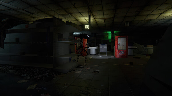 Screenshot of Backrooms: Exit from Supermarket