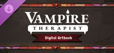 Vampire Therapist - Digital Art Book cover art