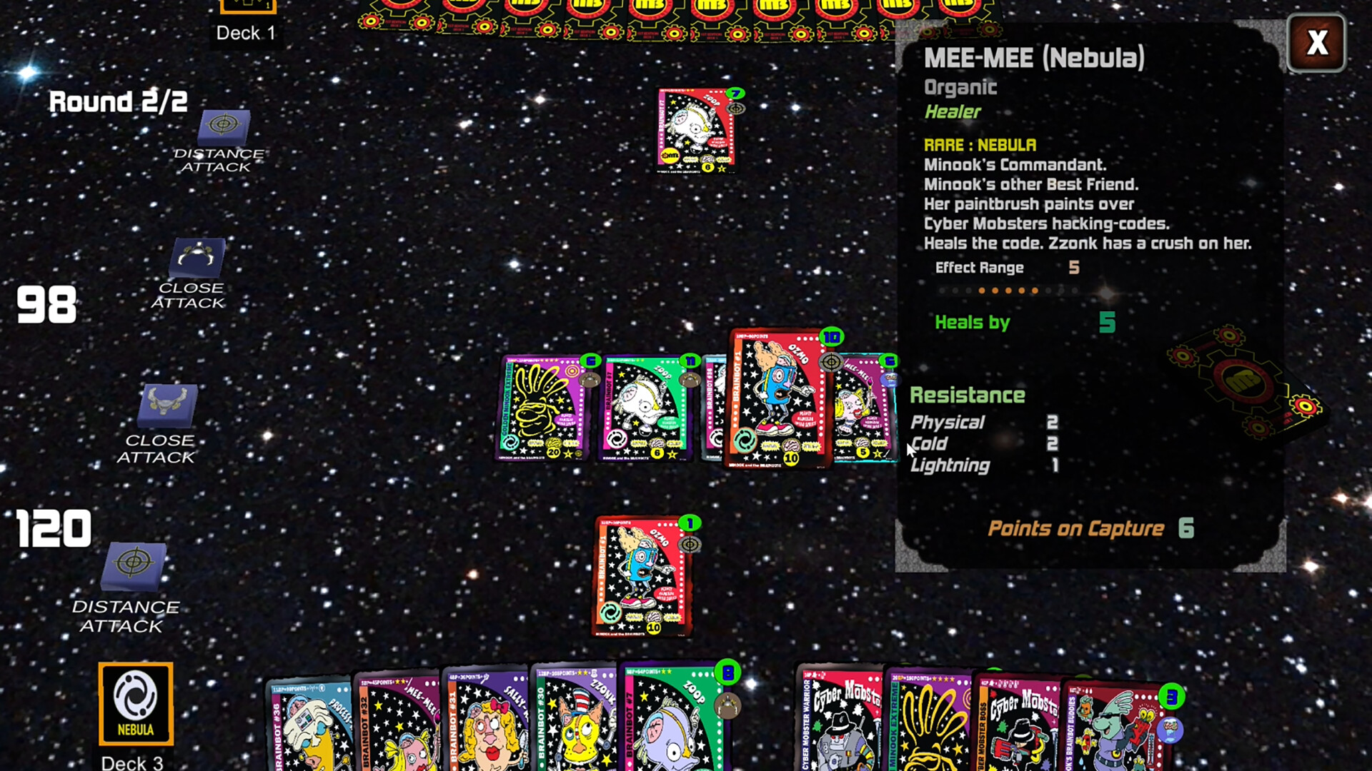 Minook and the Brainbots: Collector Card Battle