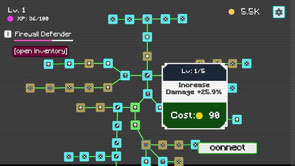 Cyber Shard Clicker game for Linux 1