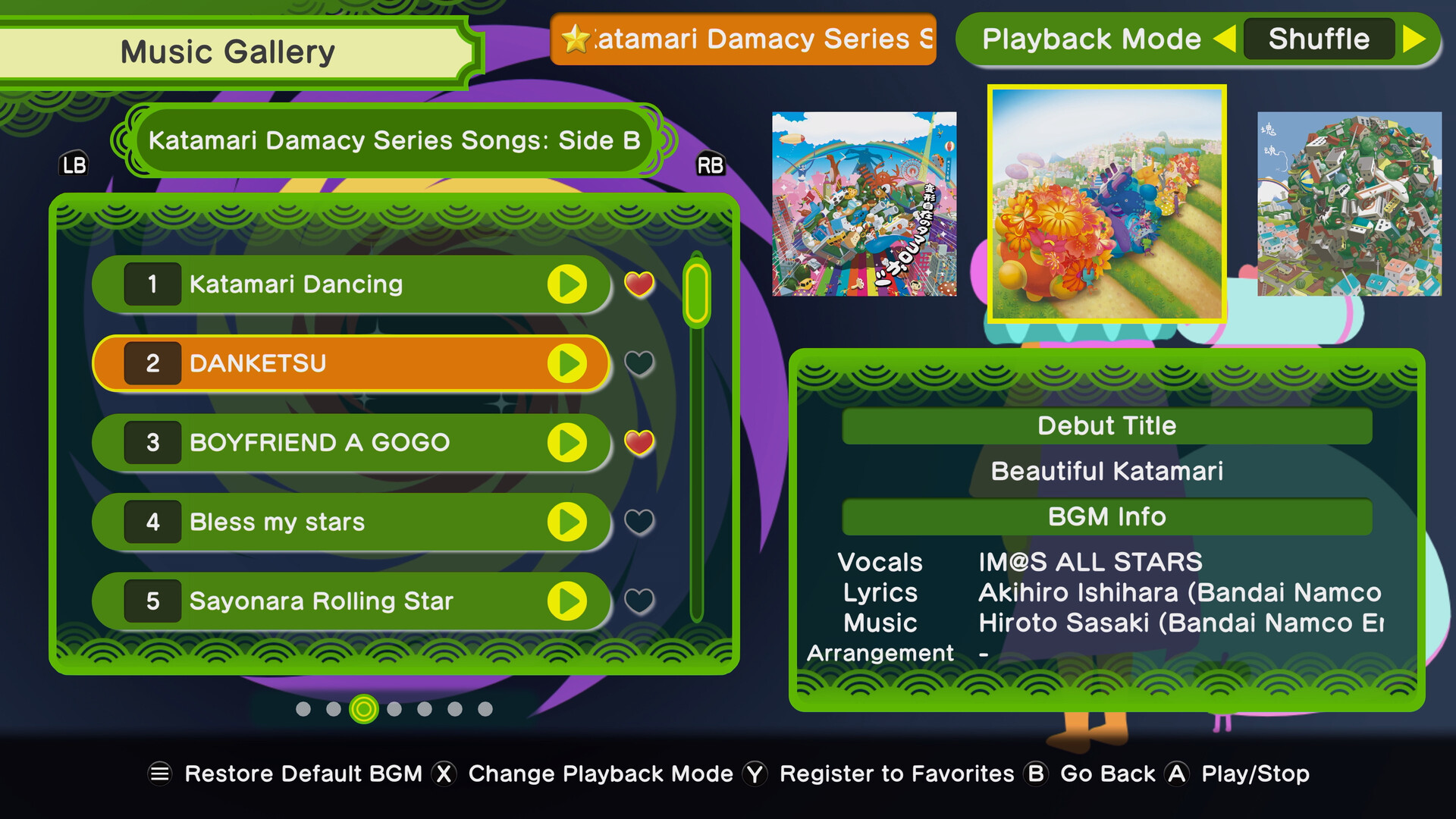 Once Upon A KATAMARI - Katamari Damacy Series Songs: Side B Featured Screenshot #1