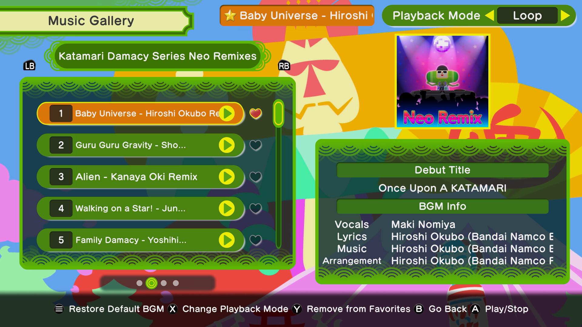 Once Upon A KATAMARI - Katamari Damacy Series Neo Remixes Featured Screenshot #1