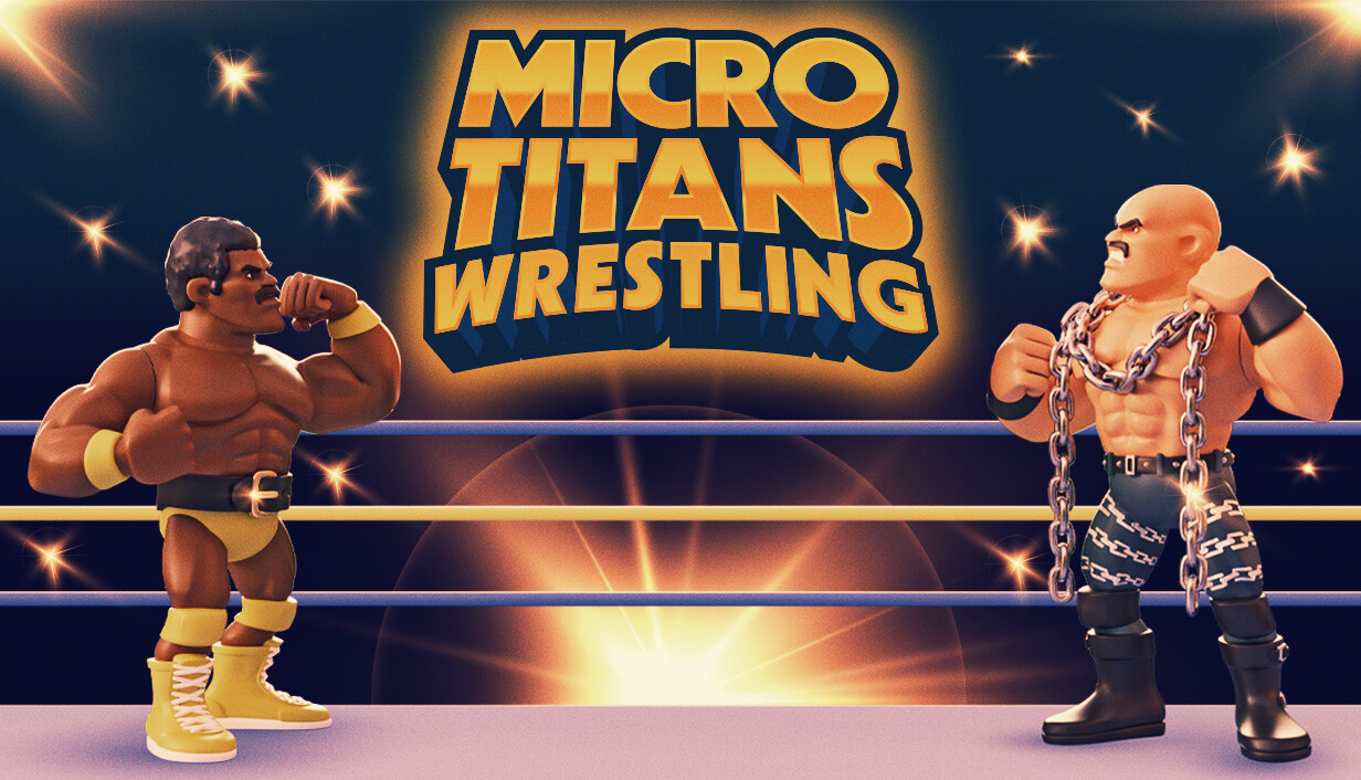 Micro Titans Wrestling cover art