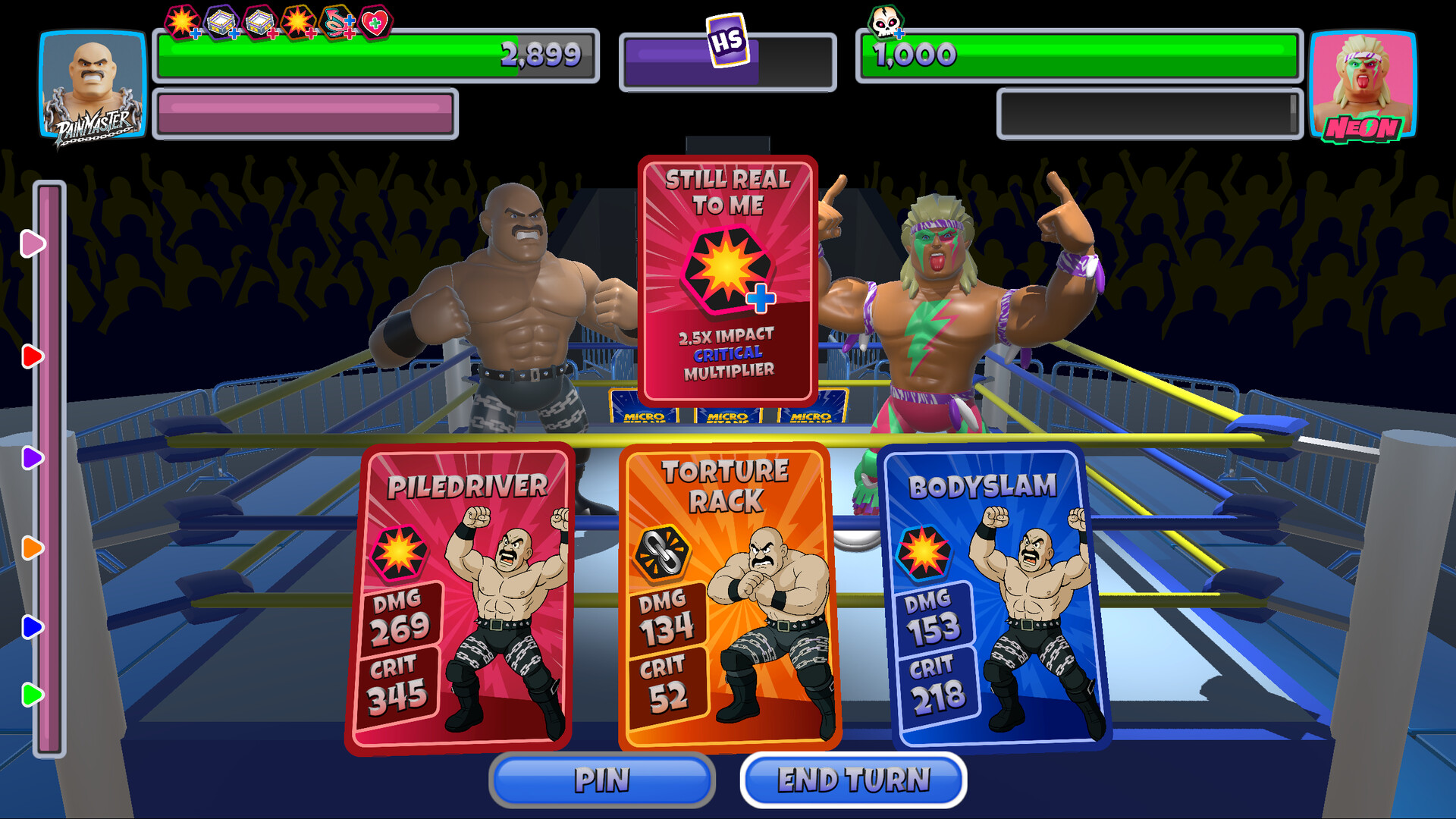 Micro Titans Wrestling screenshot #2