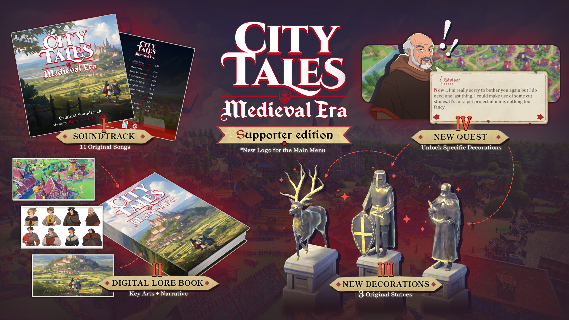 City Tales - Medieval Era - Supporter Pack Featured Screenshot #1