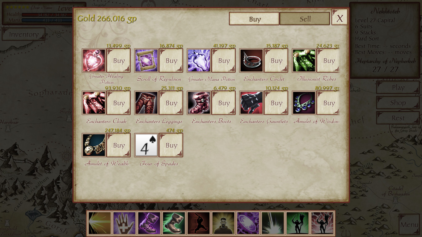 FreeCell Quest screenshot 5