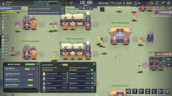Fizz Flow: Factory Management Demo