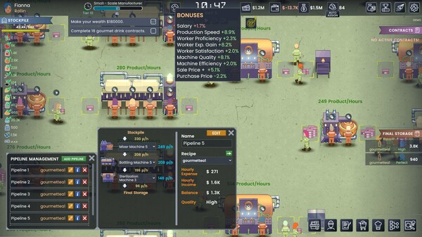 Fizz Flow: Factory Management Demo