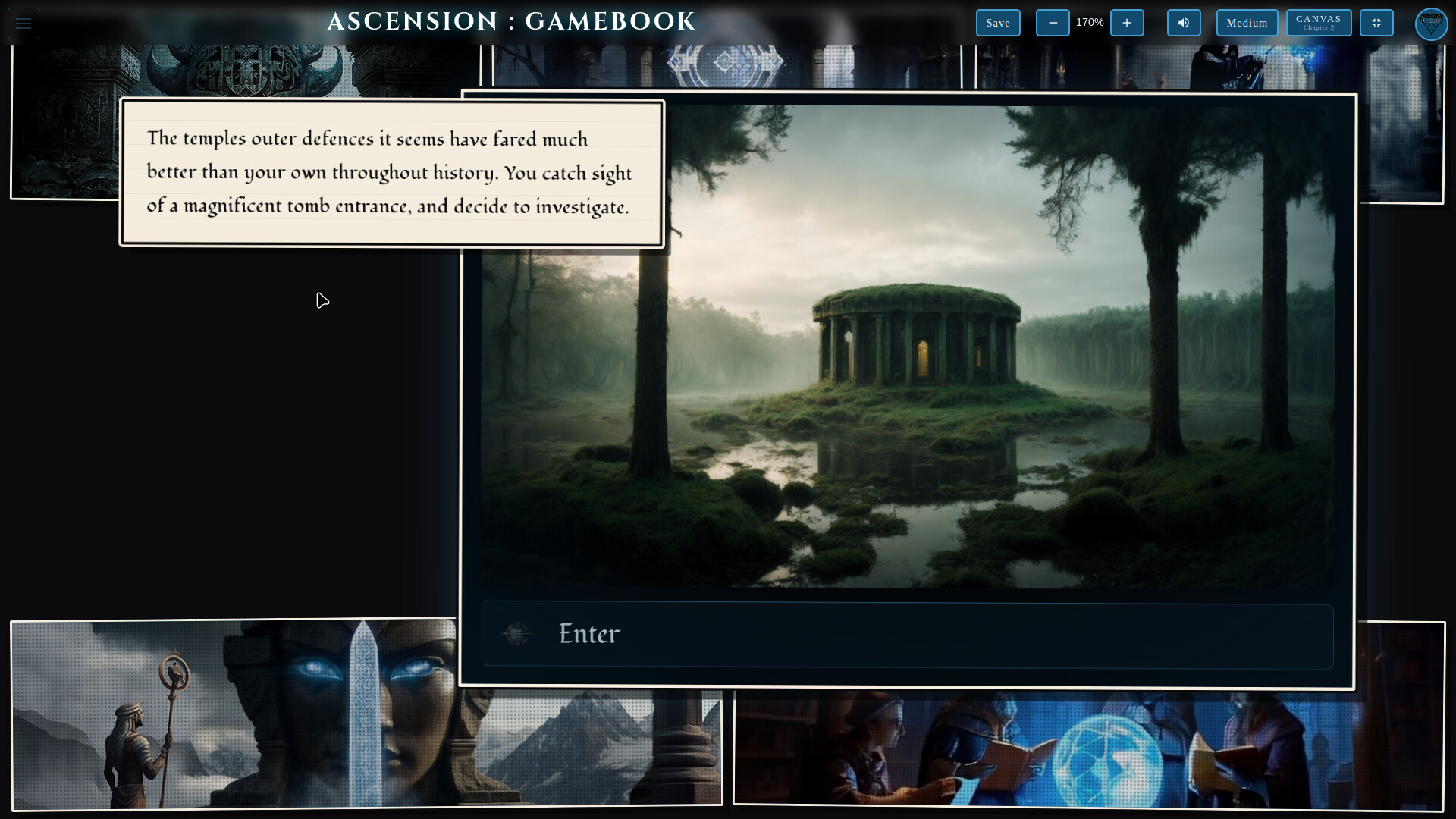 Ascension Gamebook Featured Screenshot #1