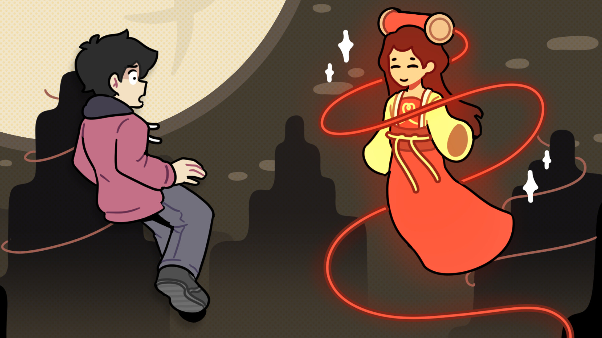 Warp Speed and Witchcraft: Disastrous Dating Sim screenshot #2