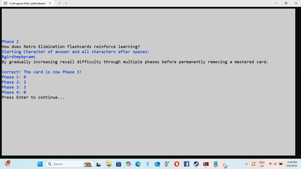 Retro Elimination Flashcards 2 screenshot 6