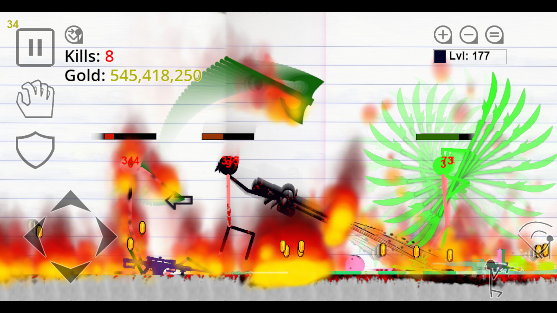 Stickman Physics Battle Arena screenshot #34
