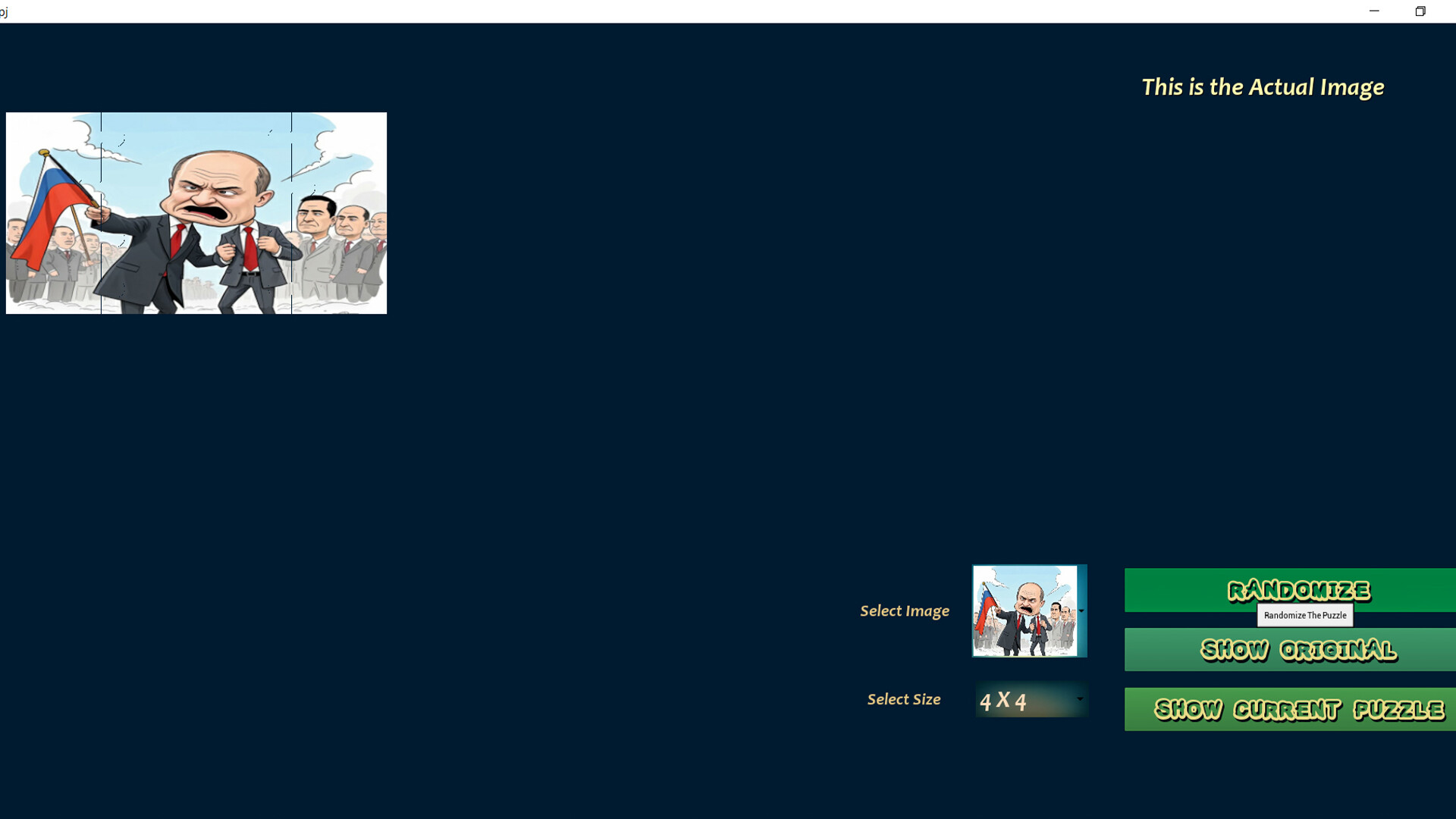 Putin Jigsaw screenshot #4