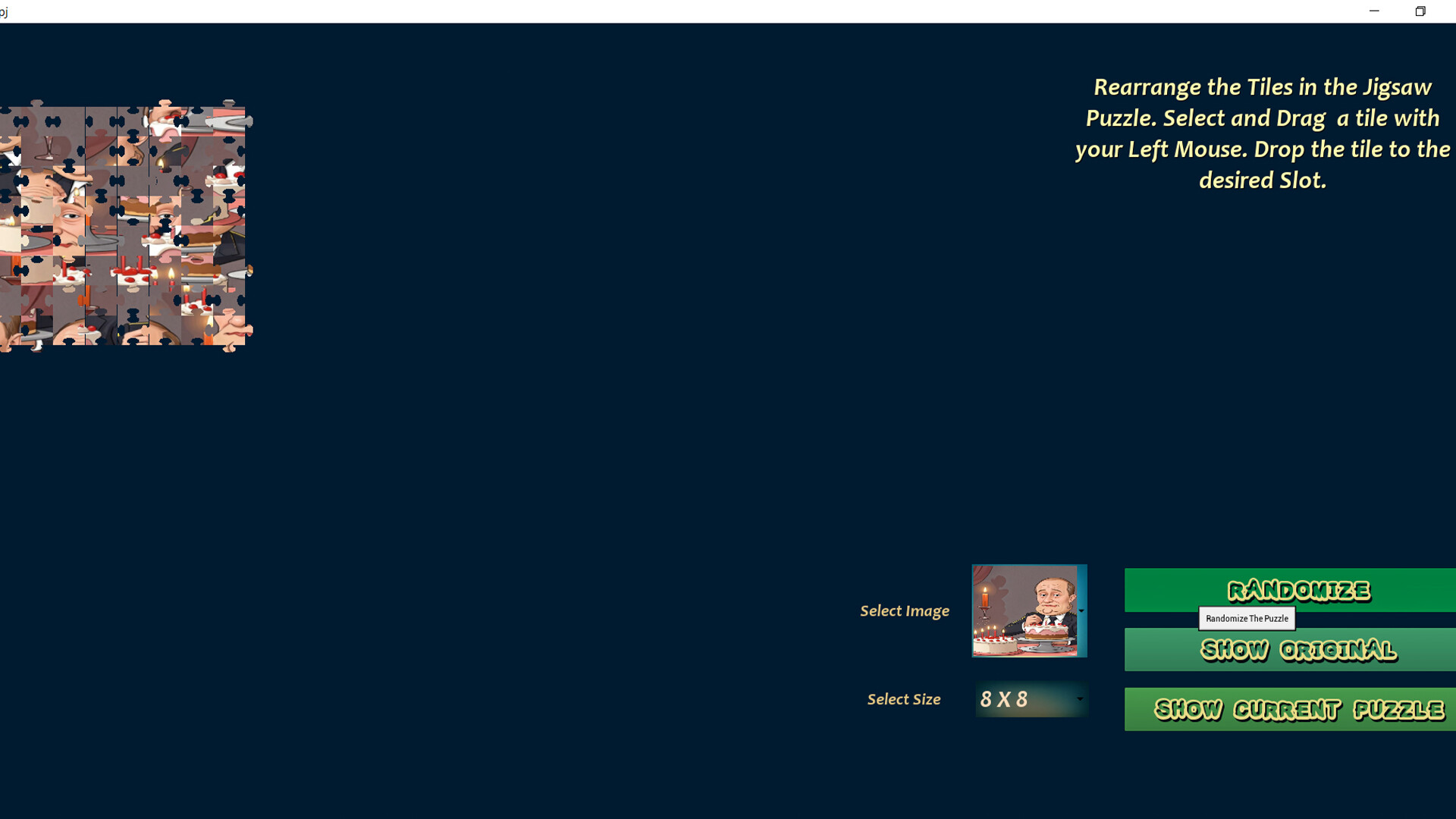 Putin Jigsaw screenshot #2