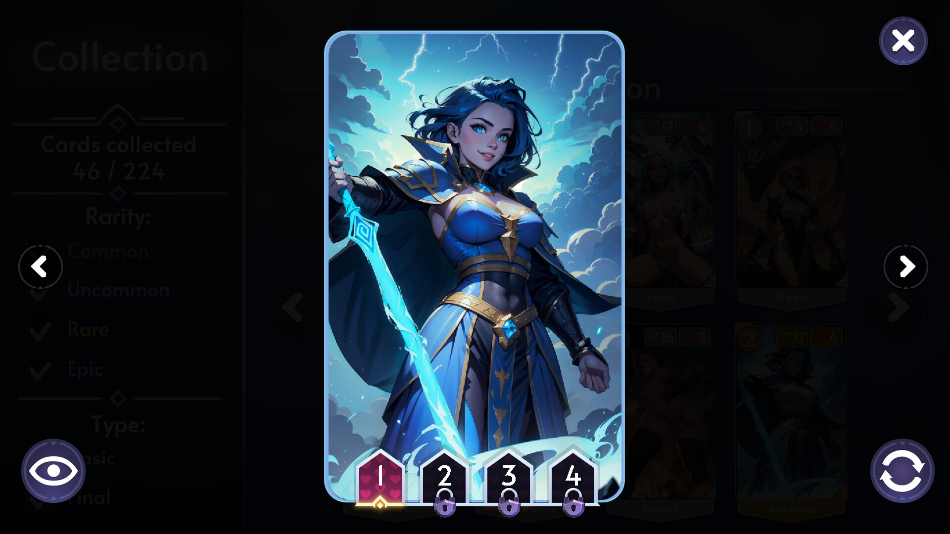 Harem of Lust: Battle Cards screenshot #9