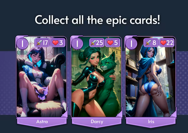 Harem of Lust: Battle Cards image