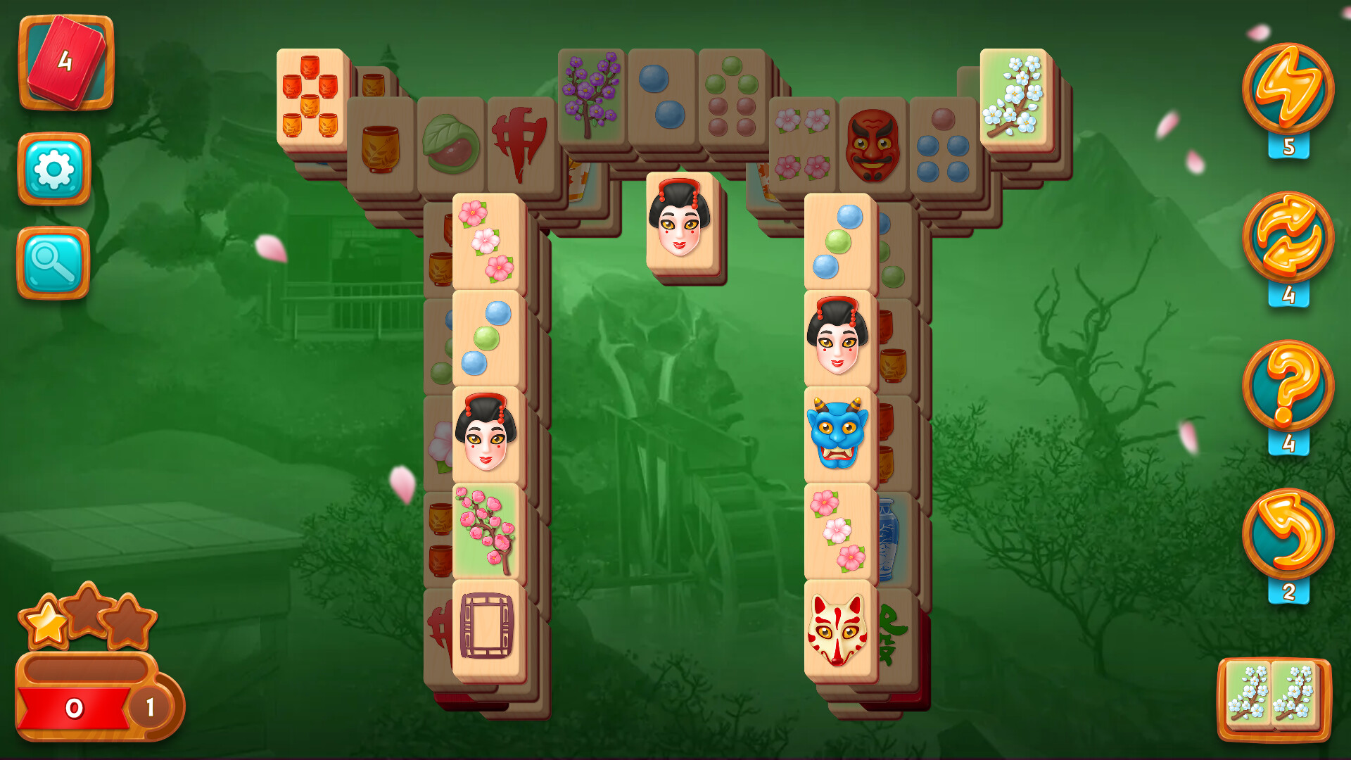 Mahjong Fest: Sakura Garden screenshot #7