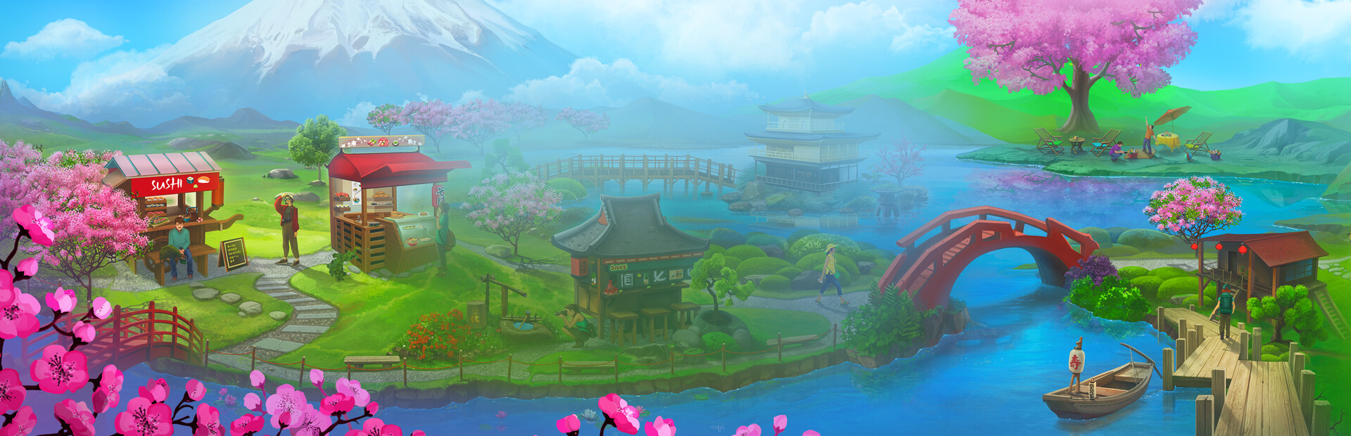 Mahjong Fest: Sakura Garden