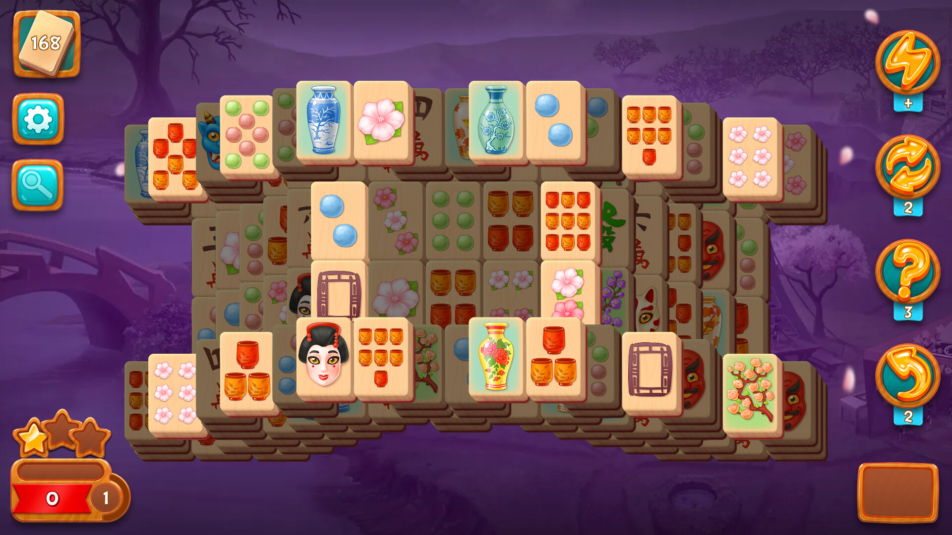 Mahjong Fest: Sakura Garden screenshot #1