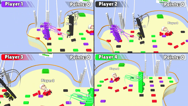 Скриншот из Bridge Race: Busy