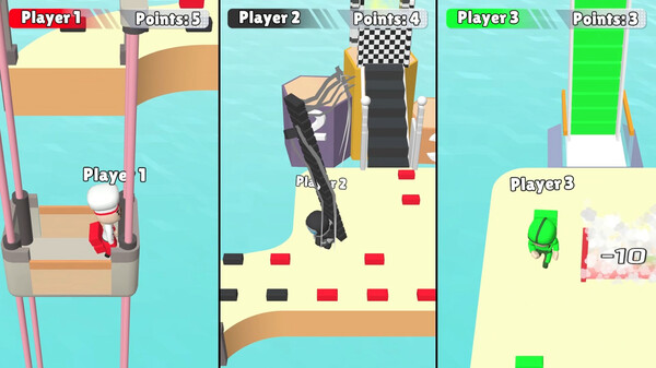 Скриншот из Bridge Race: Busy
