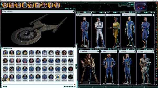 Fantasy Grounds - Star Trek Adventures: Discovery Season 1 Player Characters