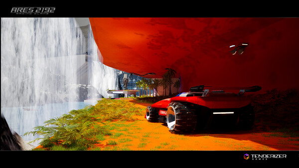 Screenshot of ARES 2192 gameplay showing in-action mechanics