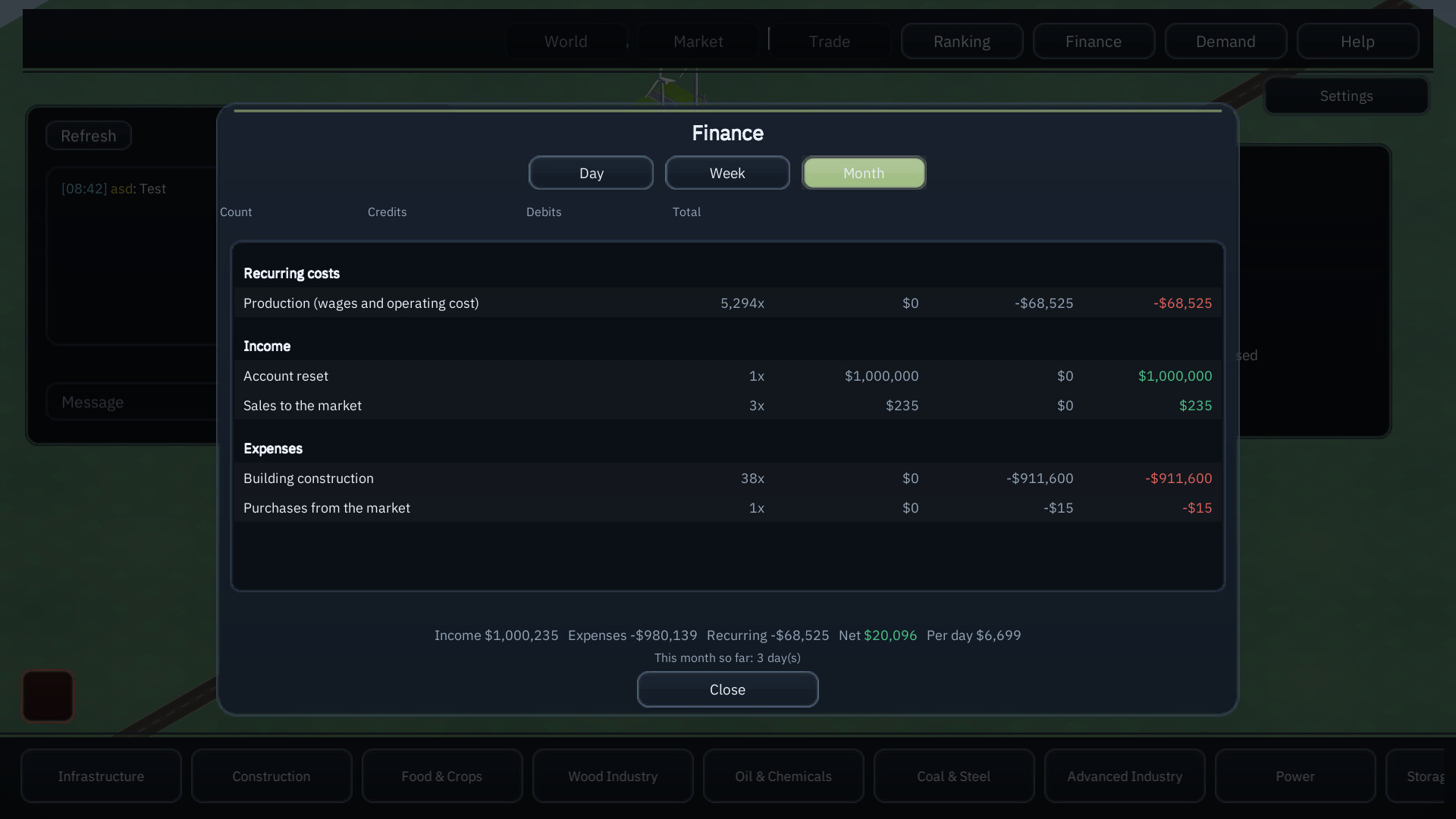 International Trading League screenshot