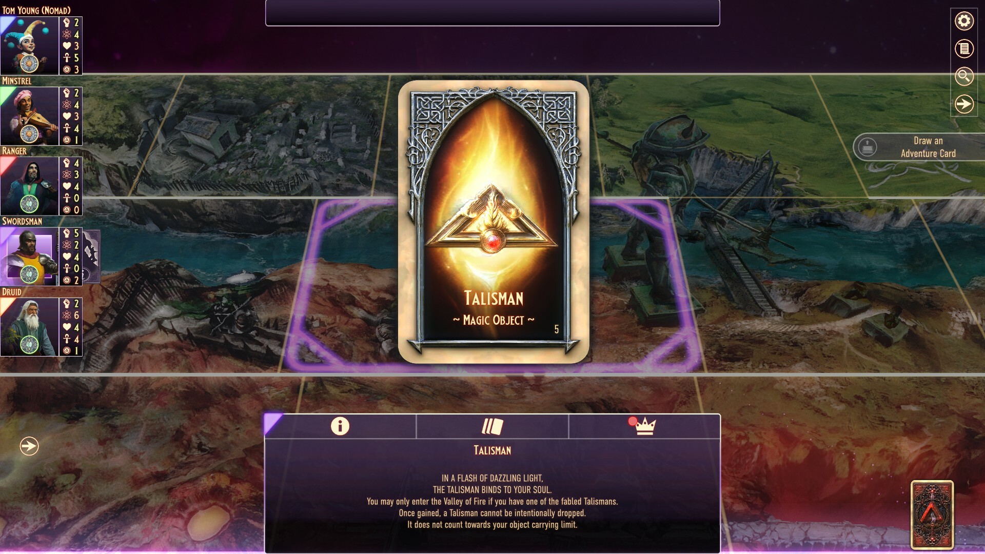#5. Talisman: Digital 5th Edition - The Ranger Character (Steam) De: Nomad Games