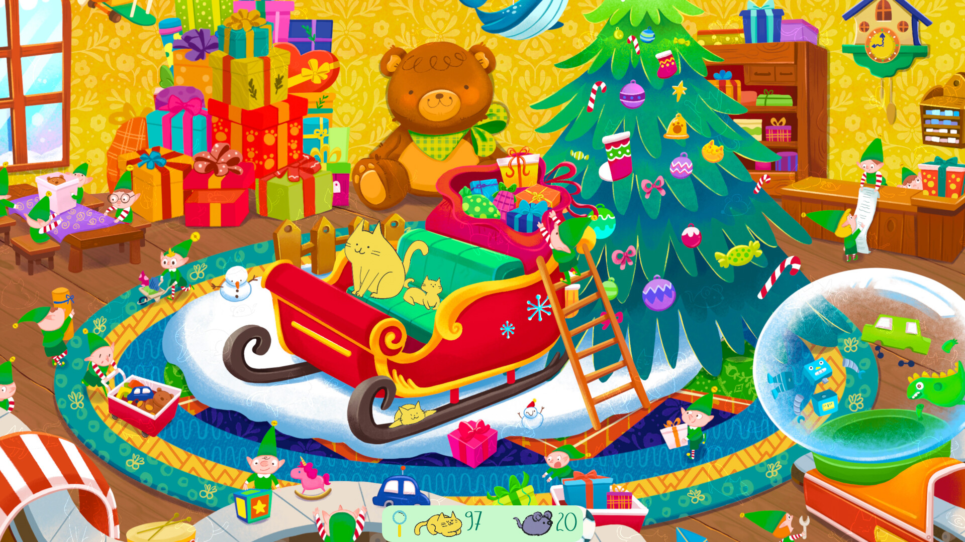 Storytime Cats - Meows and Mistletoes screenshot #1