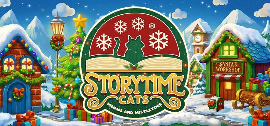 Storytime Cats - Meows and Mistletoes cover art