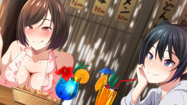 Screenshot of Chaos Beach: A Virgin Boy’s Pheromone-Fueled Summer of Lust! gameplay showing in-action mechanics