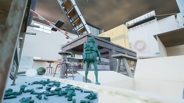 Screenshot of Toy Escape gameplay showing in-action mechanics