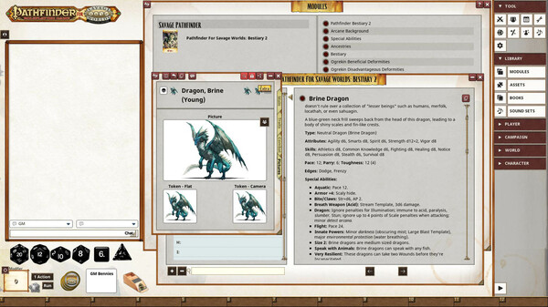 Fantasy Grounds - Pathfinder for Savage Worlds Bestiary 2