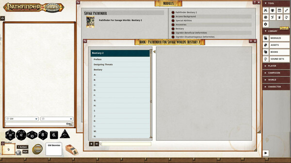 Fantasy Grounds - Pathfinder for Savage Worlds Bestiary 2
