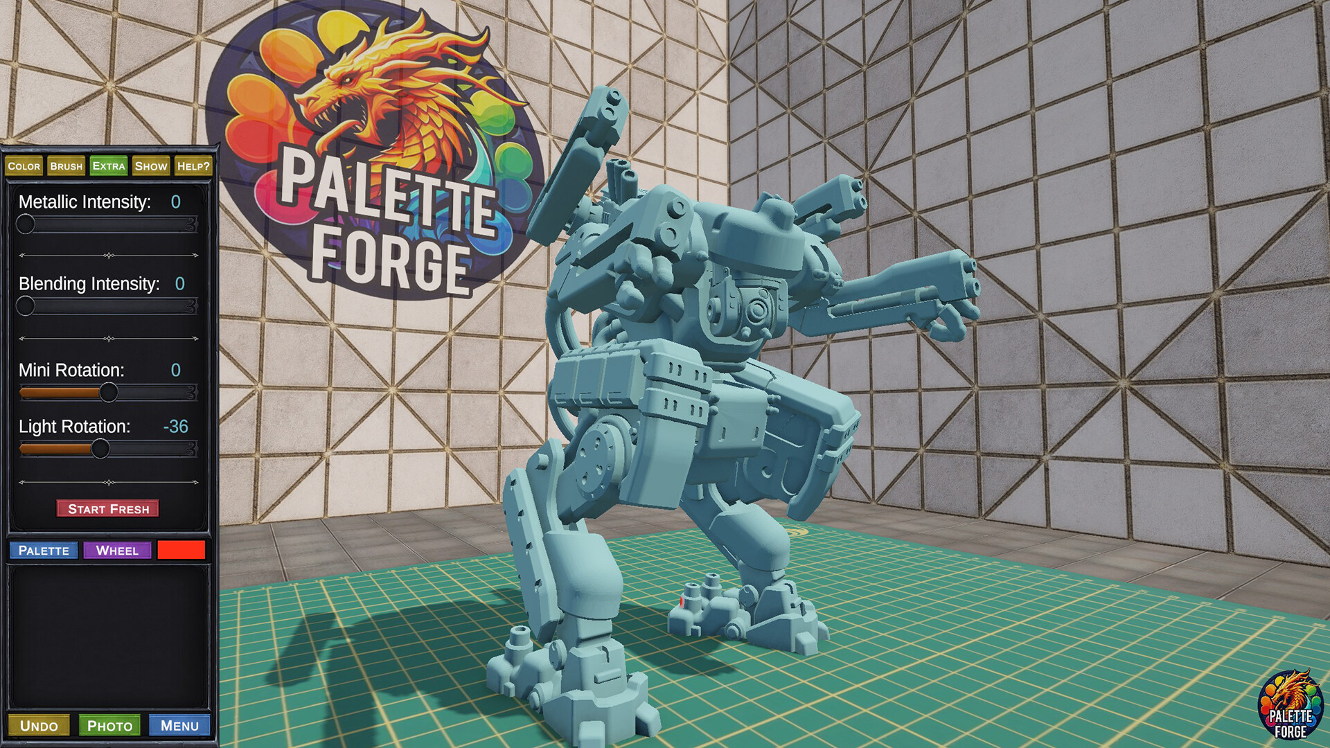 #7. Palette Forge (Steam) Podle: Midlife Hobbies