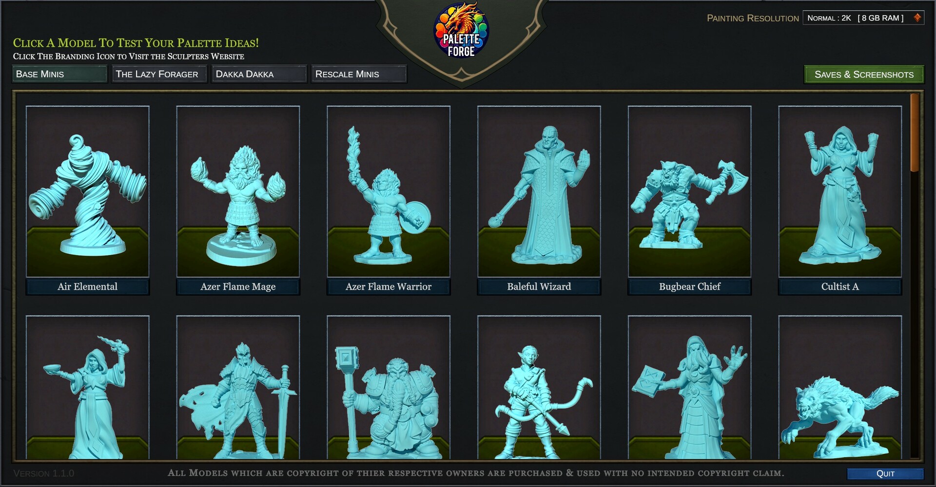 #6. Palette Forge (Steam) Podle: Midlife Hobbies