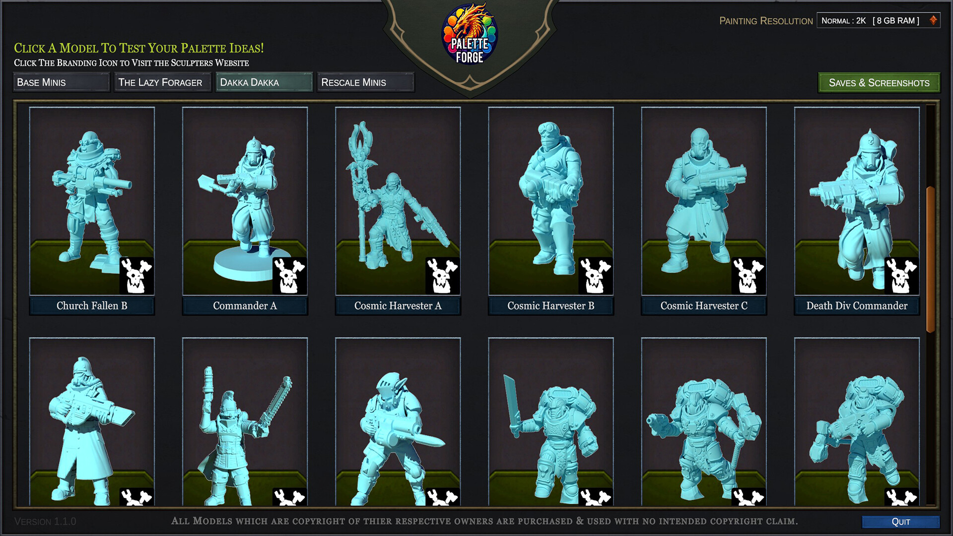 #2. Palette Forge (Steam) Podle: Midlife Hobbies