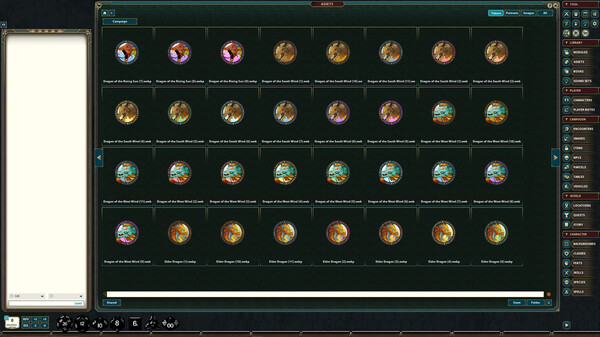 Fantasy Grounds - Portal Packs - Token Essentials: Dragons of the East
