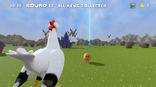 Chick Defender game for Linux 1