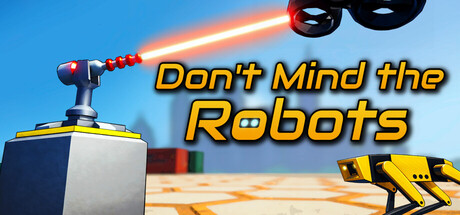 Steam cover for Don't Mind the Robots.