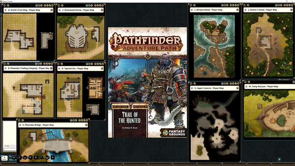 Fantasy Grounds - Pathfinder RPG - Ironfang Invasion Adventure Path (1 of 6) - Trail of the Hunted