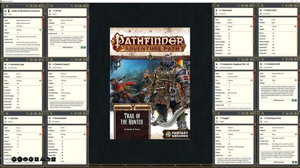 Fantasy Grounds - Pathfinder RPG - Ironfang Invasion Adventure Path (1 of 6) - Trail of the Hunted