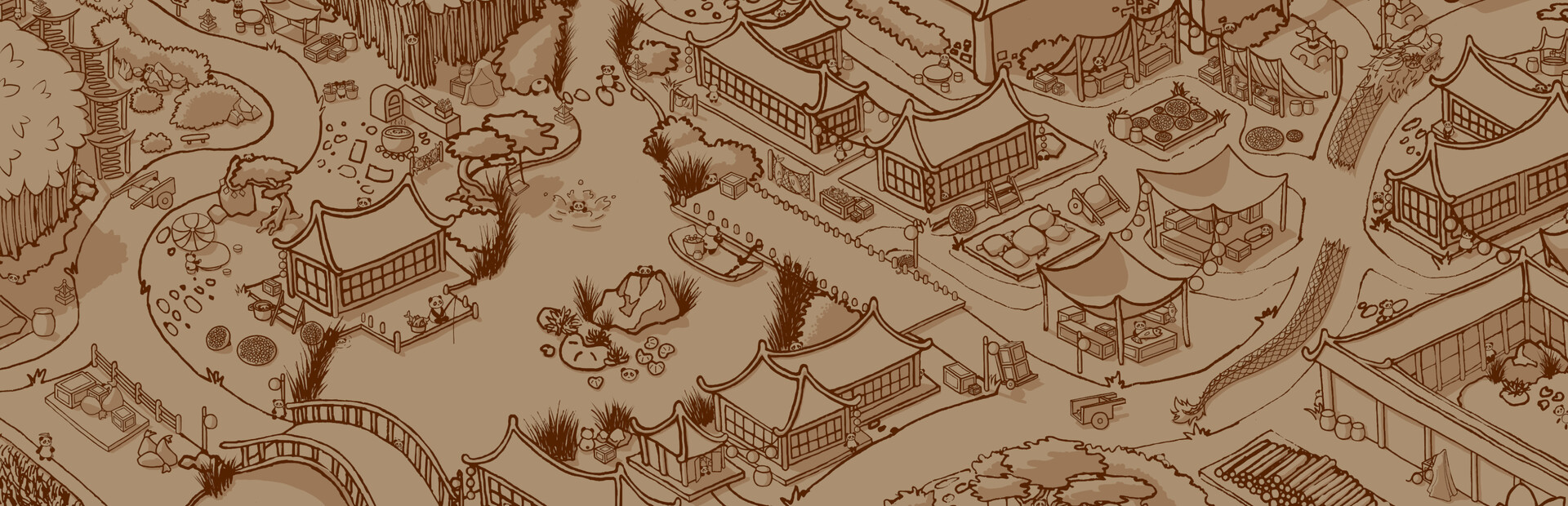 100 Hidden Pandas: Village