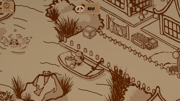 100 Hidden Pandas: Village.
