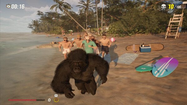 Скриншот из Gorilla Vs 100 Men