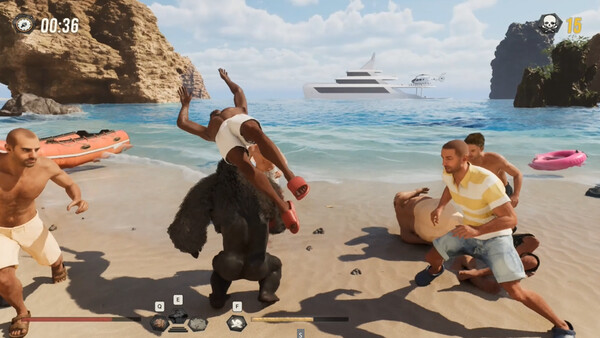 Gorilla Vs 100 Men