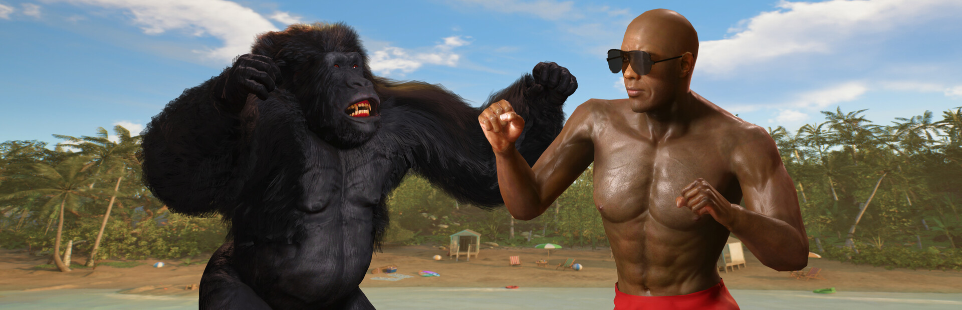 Gorilla Vs 100 Men