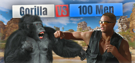 Gorilla Vs 100 Men Banner